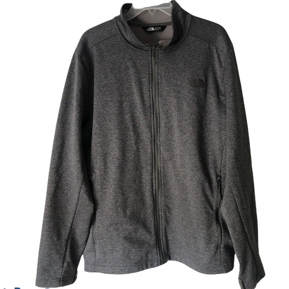 The North Face Full Zip Fleece Jacket Gray XL - Picture 1 of 9
